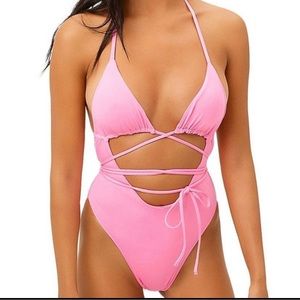 Frankie’s bikinis one piece Gemma pink swimsuit